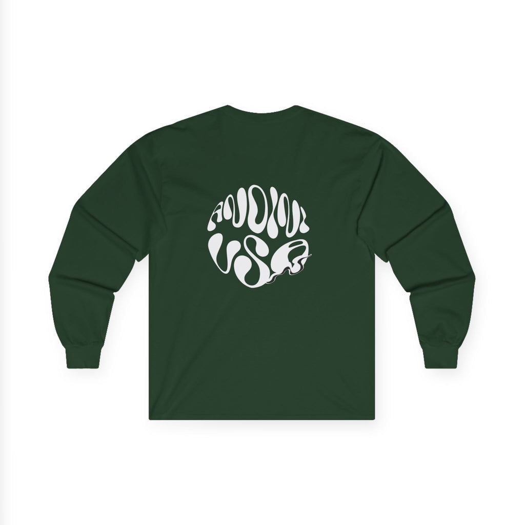 Camiseta unisex de manga larga de algodón ultrafino 