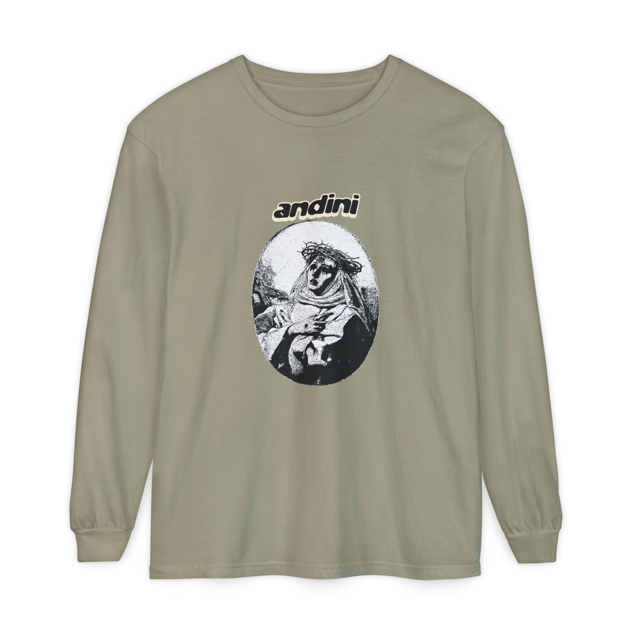 Unisex Garment-dyed Long Sleeve T-Shirt