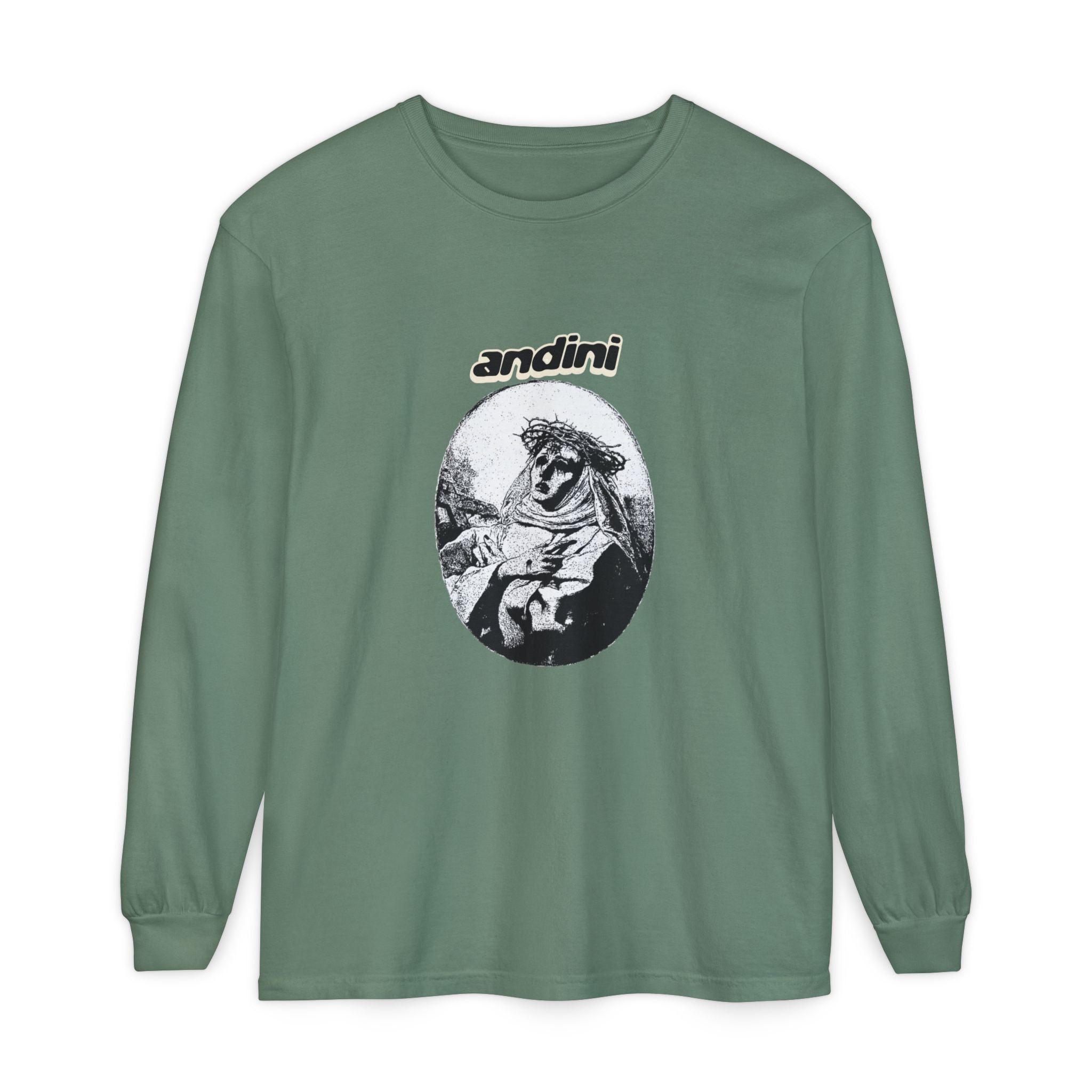 Unisex Garment-dyed Long Sleeve T-Shirt