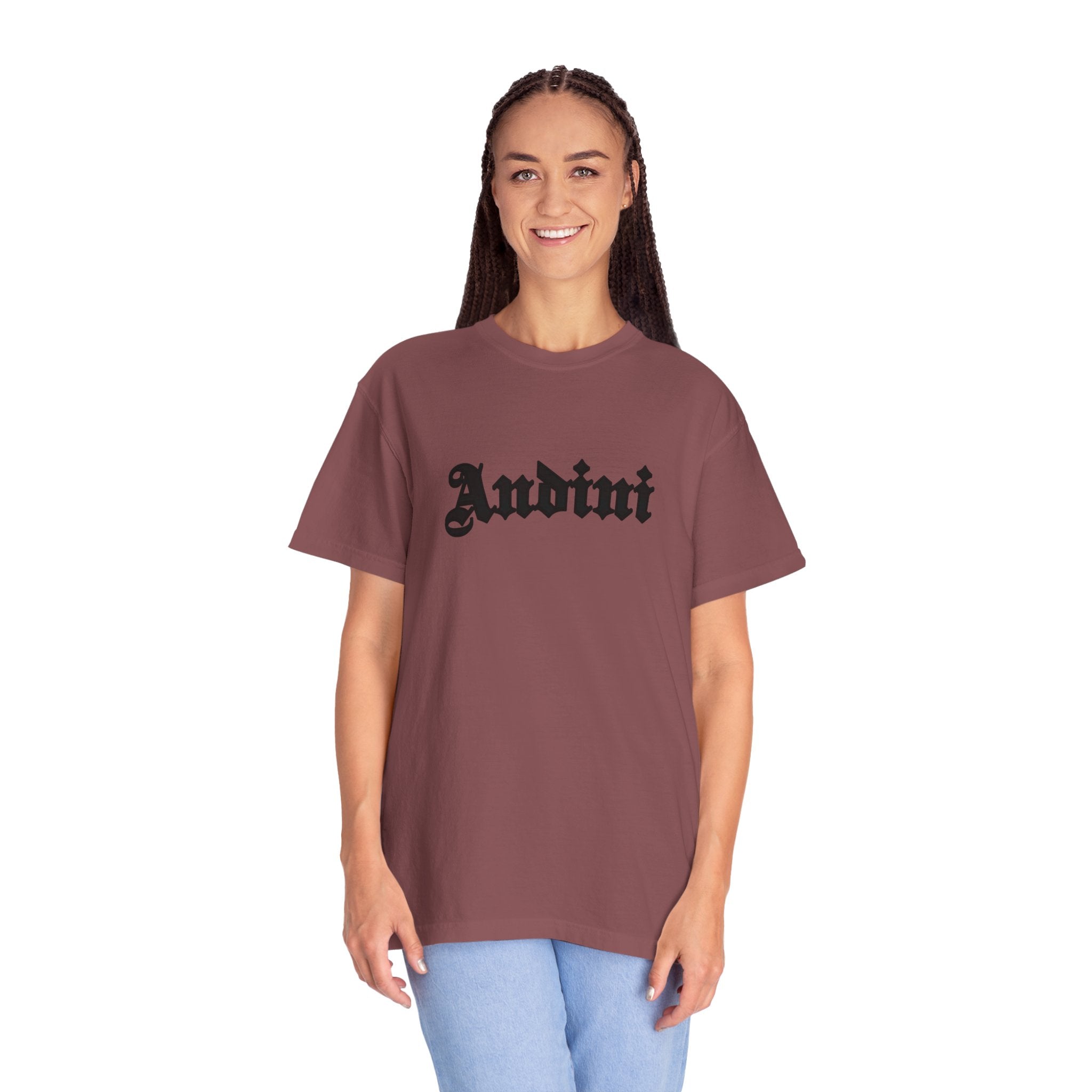 Camiseta unisex teñida en prenda 