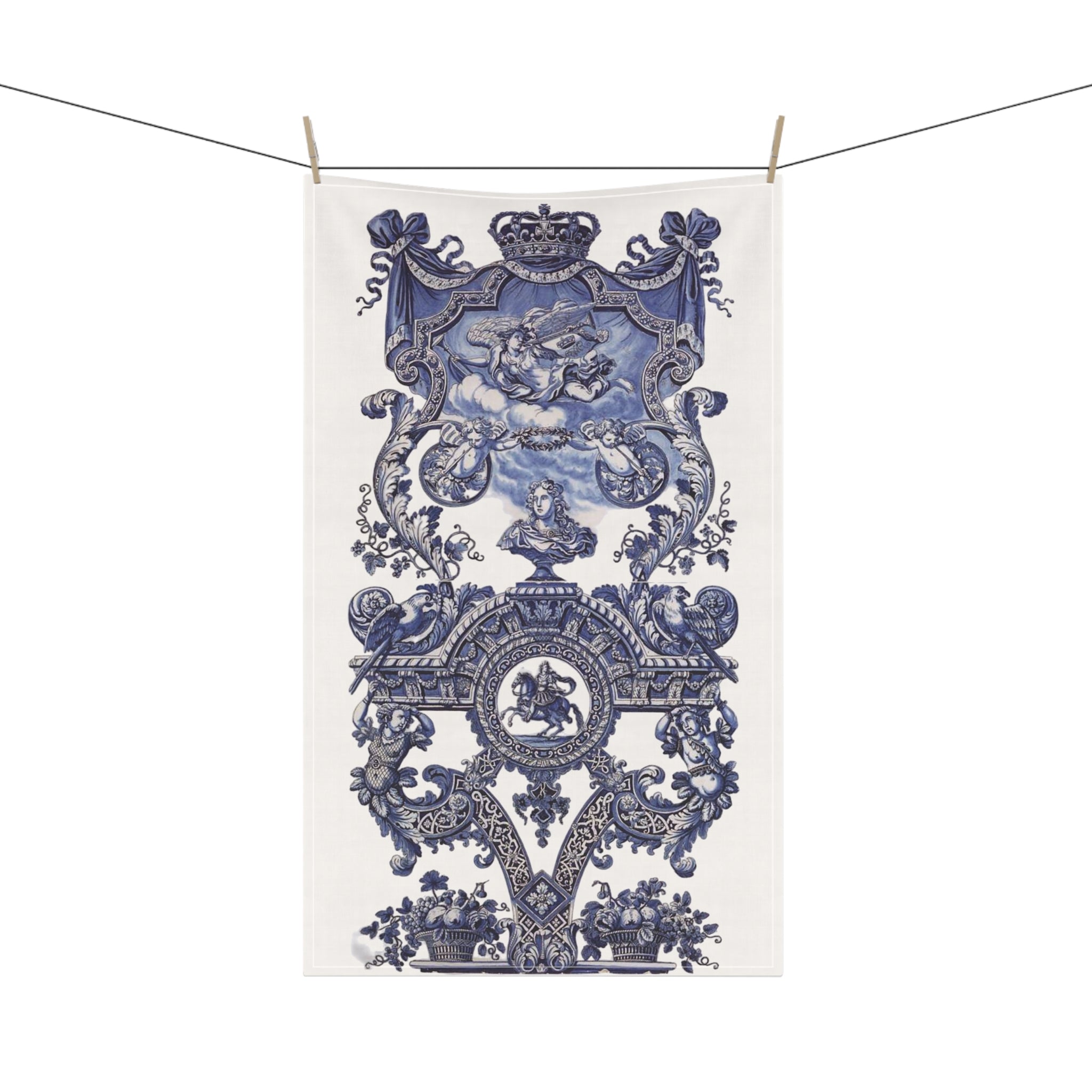 Baroque Luxury Tea Towel | Cotton Poly Decorative Kitchen Towel