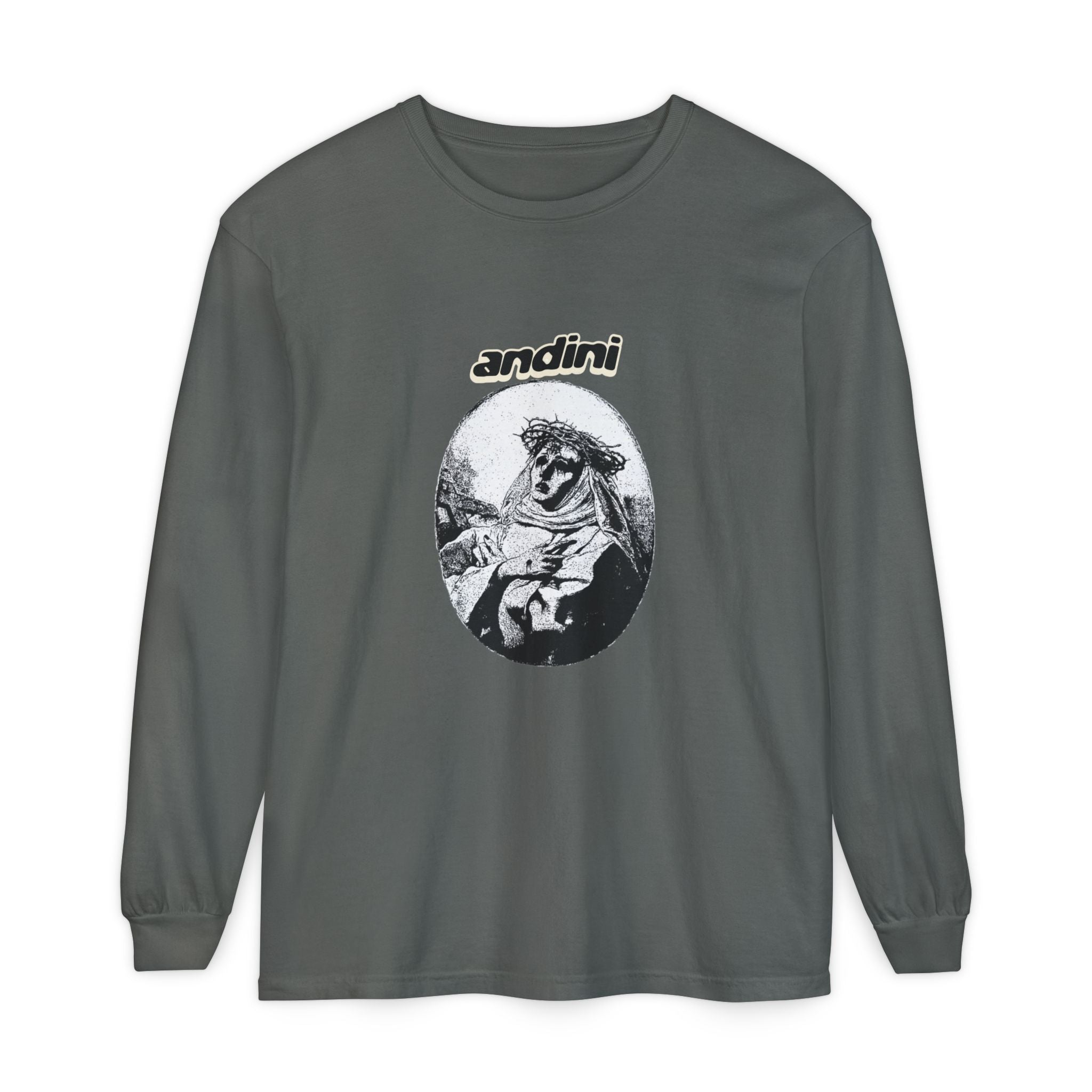 Unisex Garment-dyed Long Sleeve T-Shirt