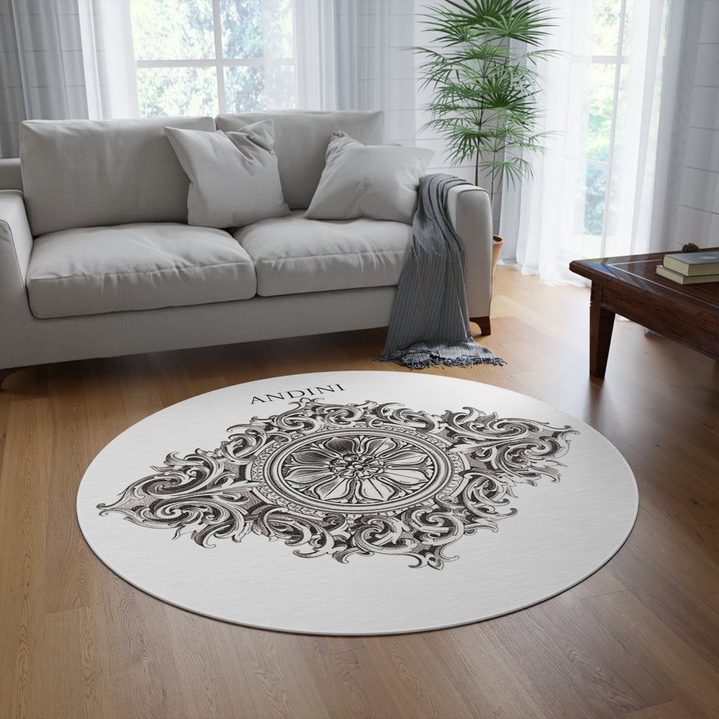 Barocco Round Rug | Ornate Italian Baroque Pattern