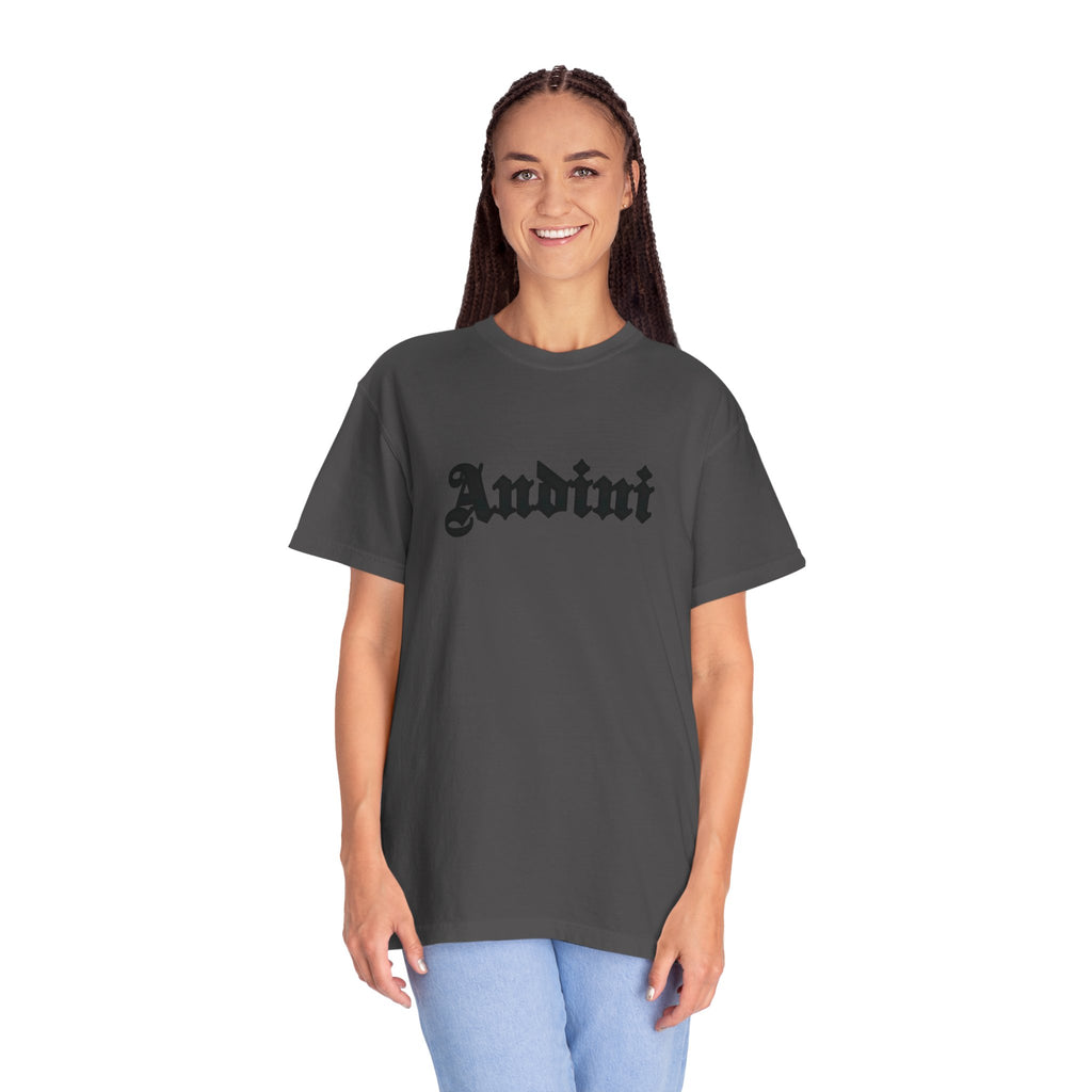 Camiseta unisex teñida en prenda 