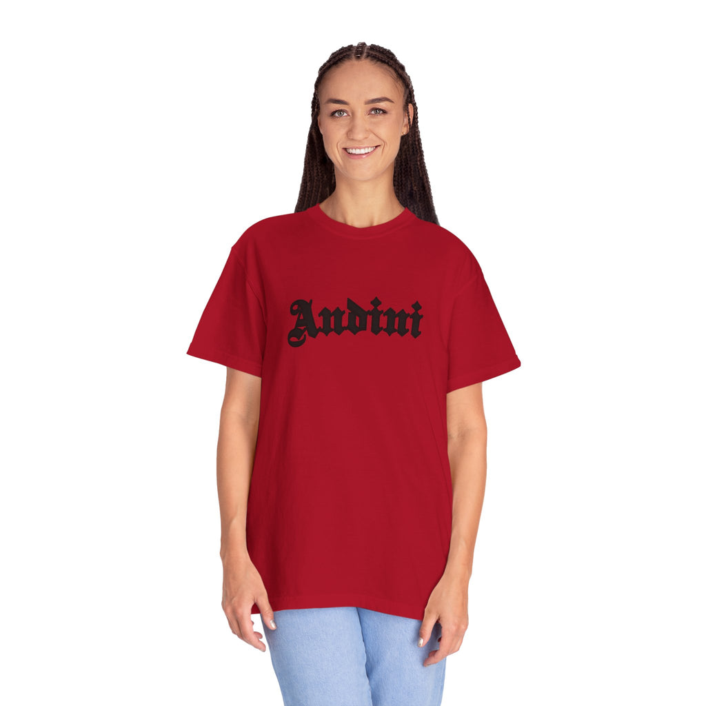 Camiseta unisex teñida en prenda 