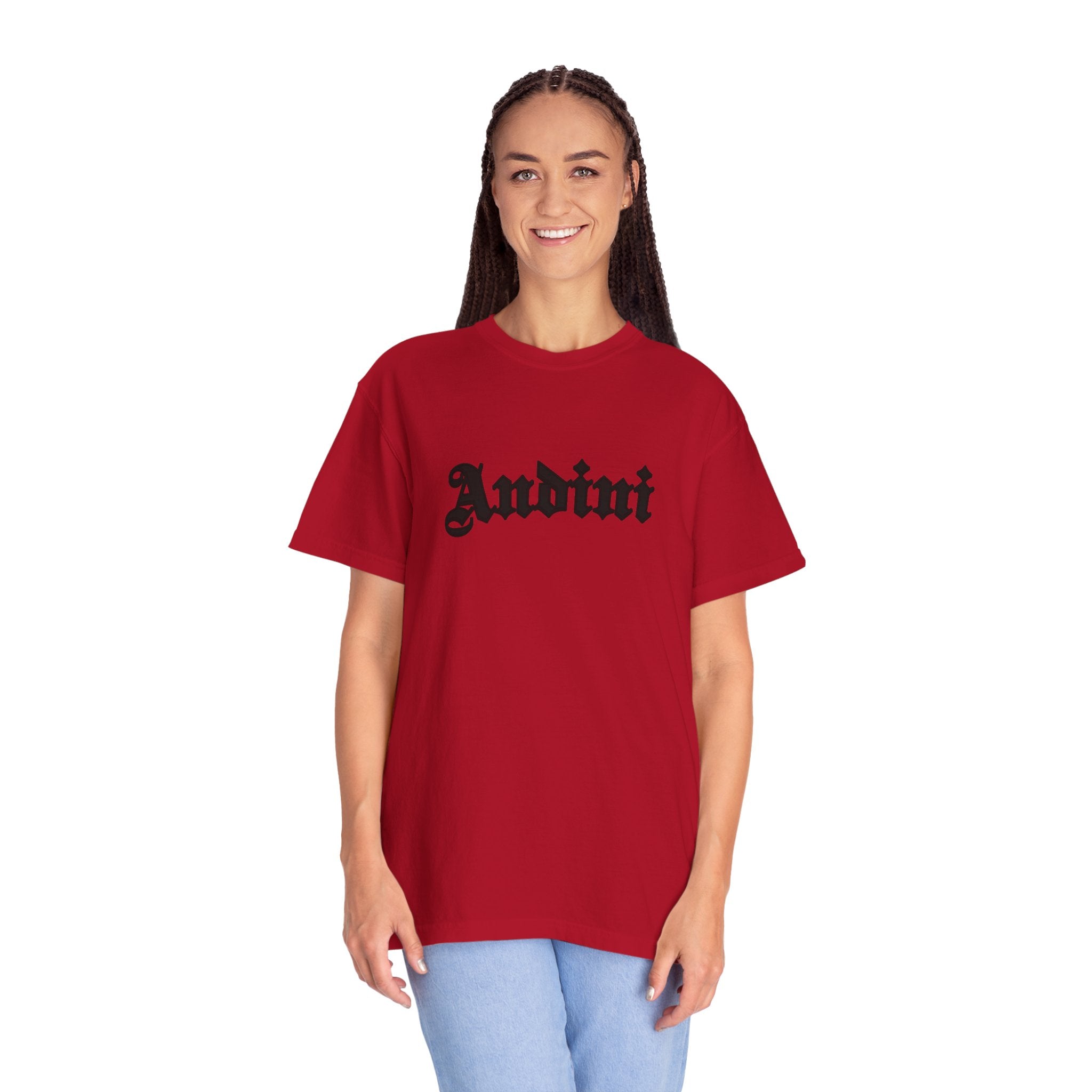 Camiseta unisex teñida en prenda 