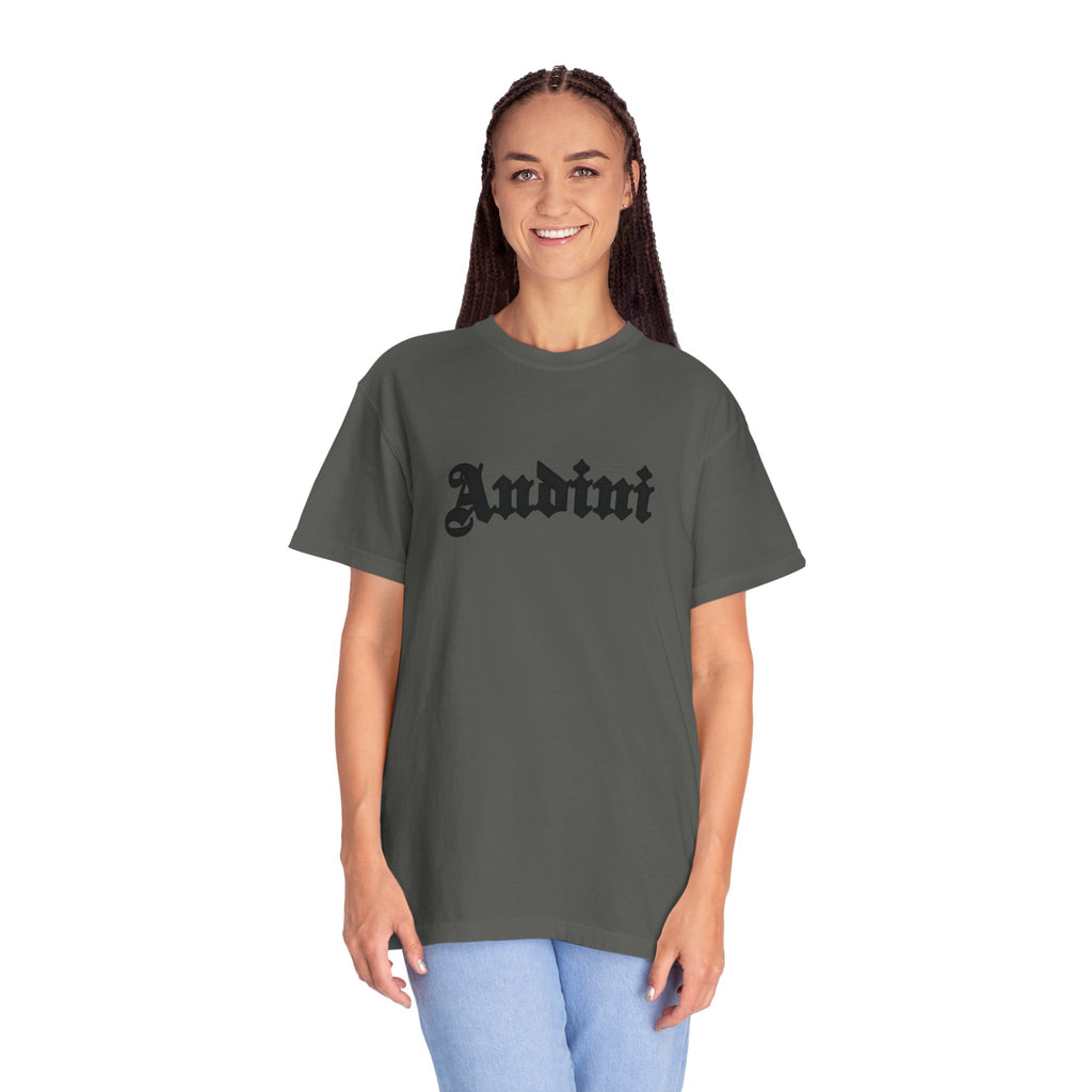 Camiseta unisex teñida en prenda 