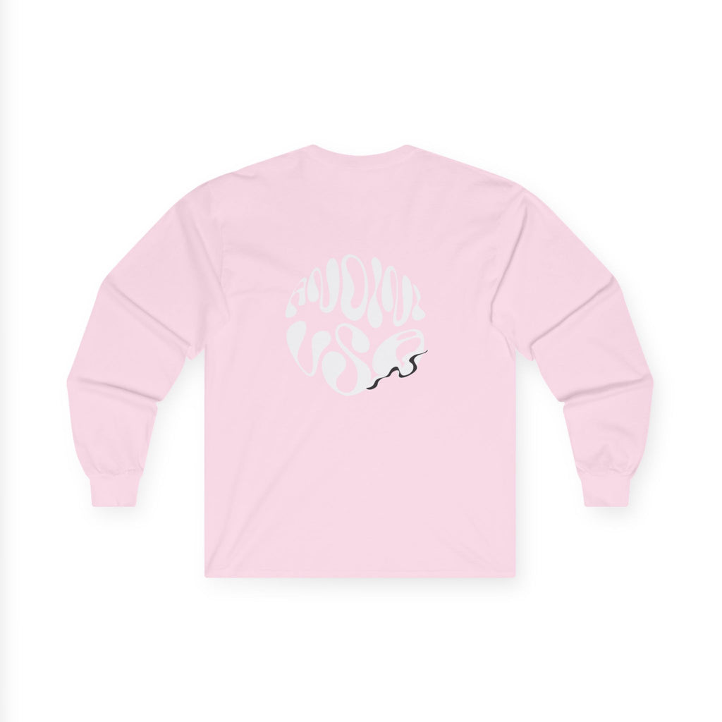 Camiseta unisex de manga larga de algodón ultrafino 