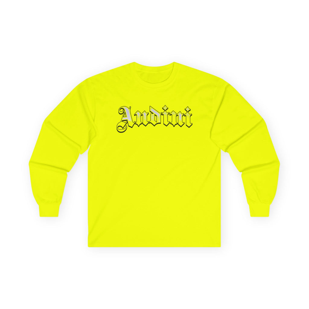 Camiseta unisex de manga larga de algodón ultrafino 