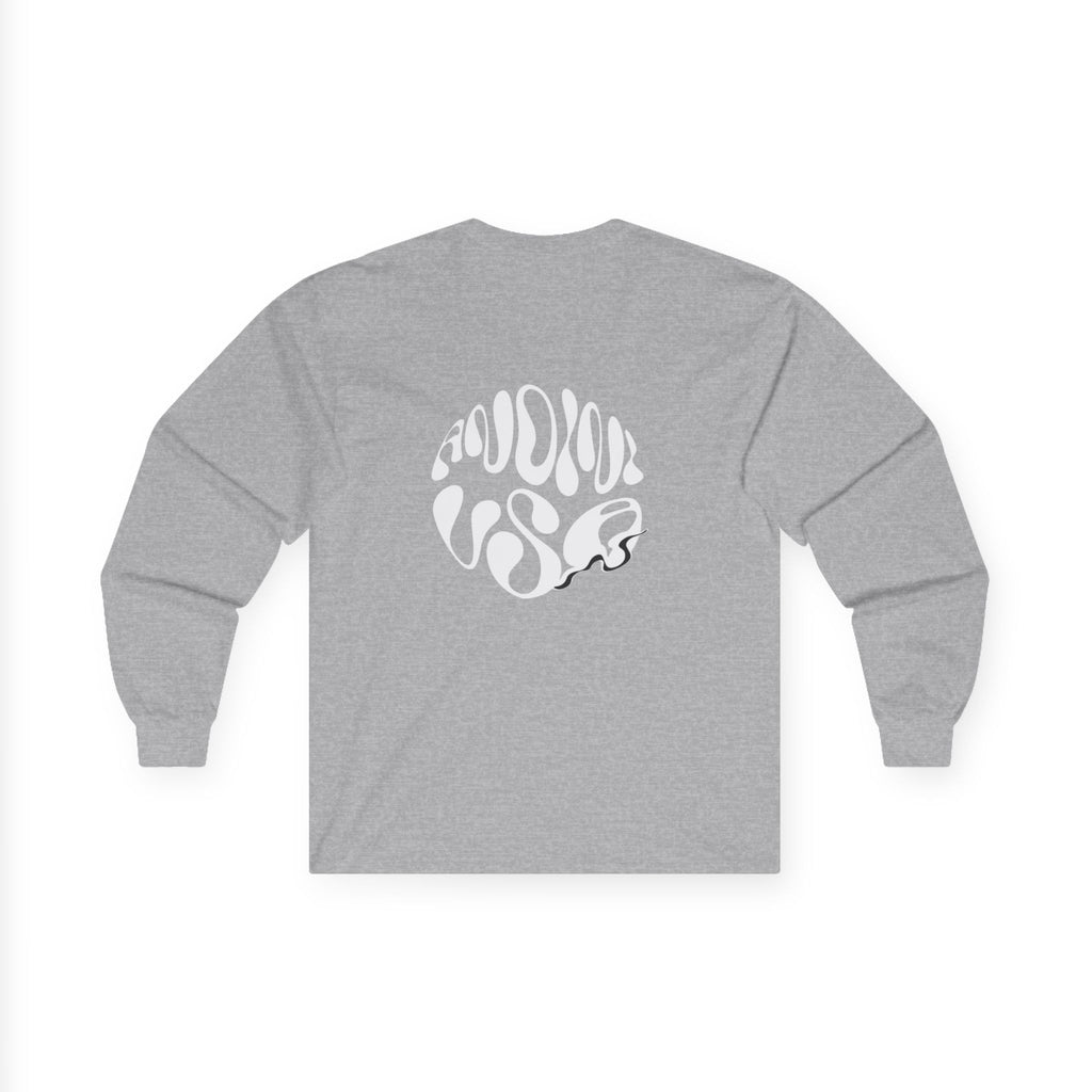 Camiseta unisex de manga larga de algodón ultrafino 