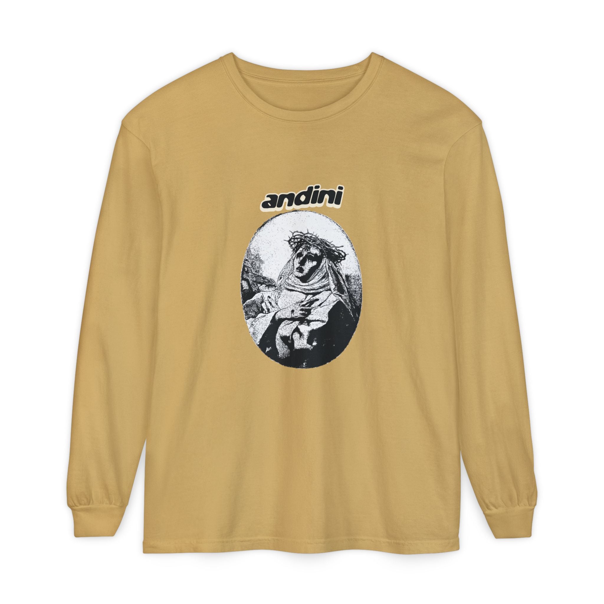 Unisex Garment-dyed Long Sleeve T-Shirt