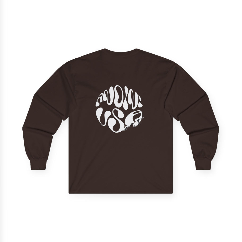 Camiseta unisex de manga larga de algodón ultrafino 