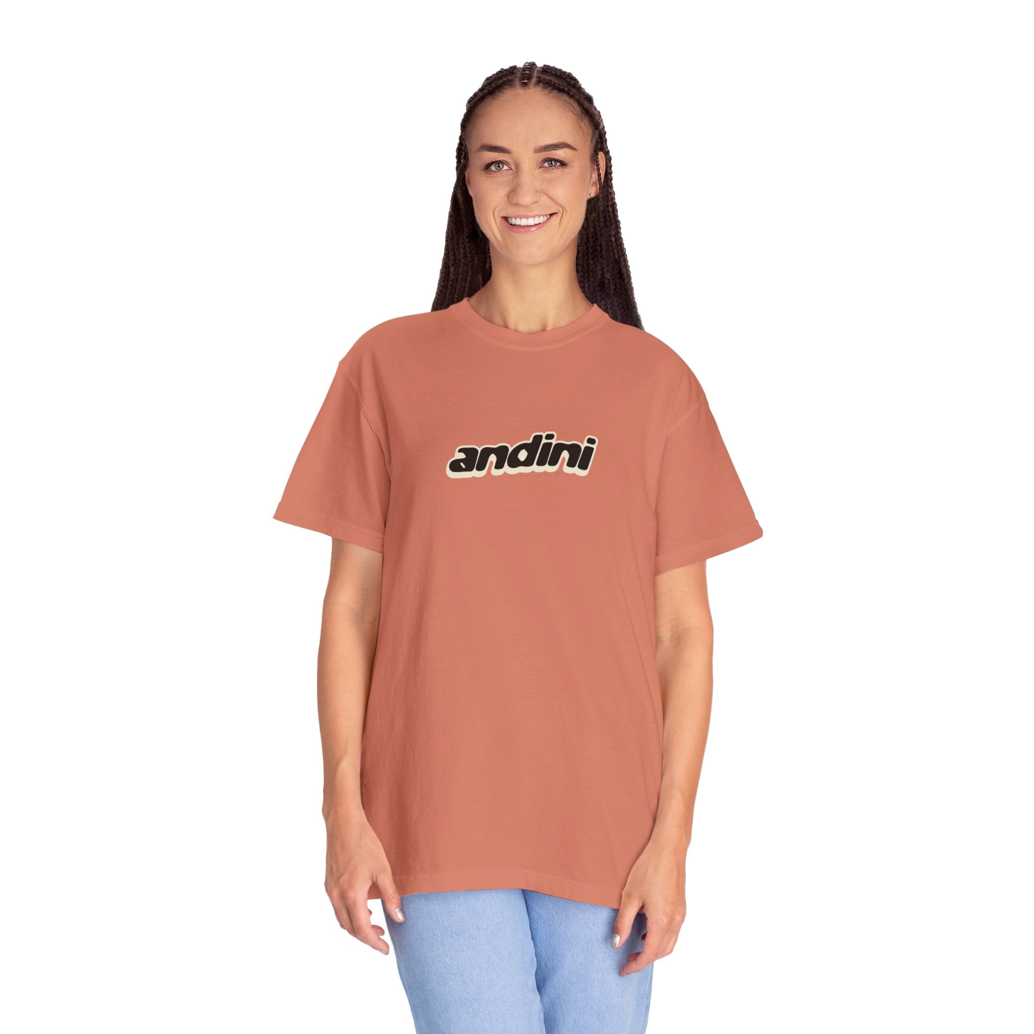 Camiseta unisex teñida en prenda 