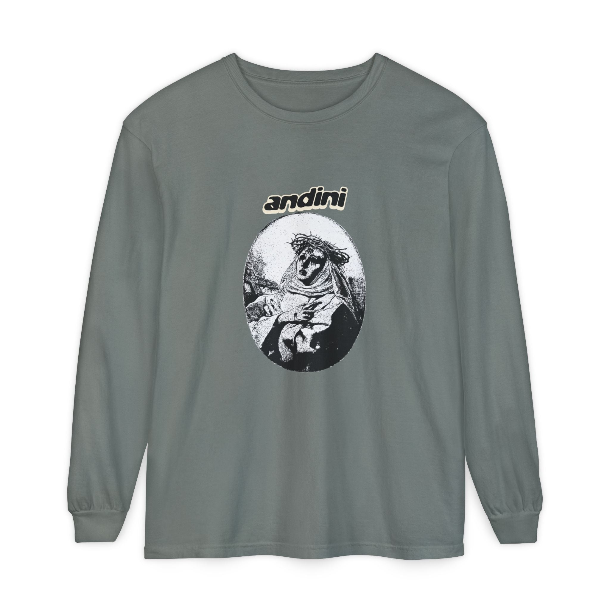 Unisex Garment-dyed Long Sleeve T-Shirt