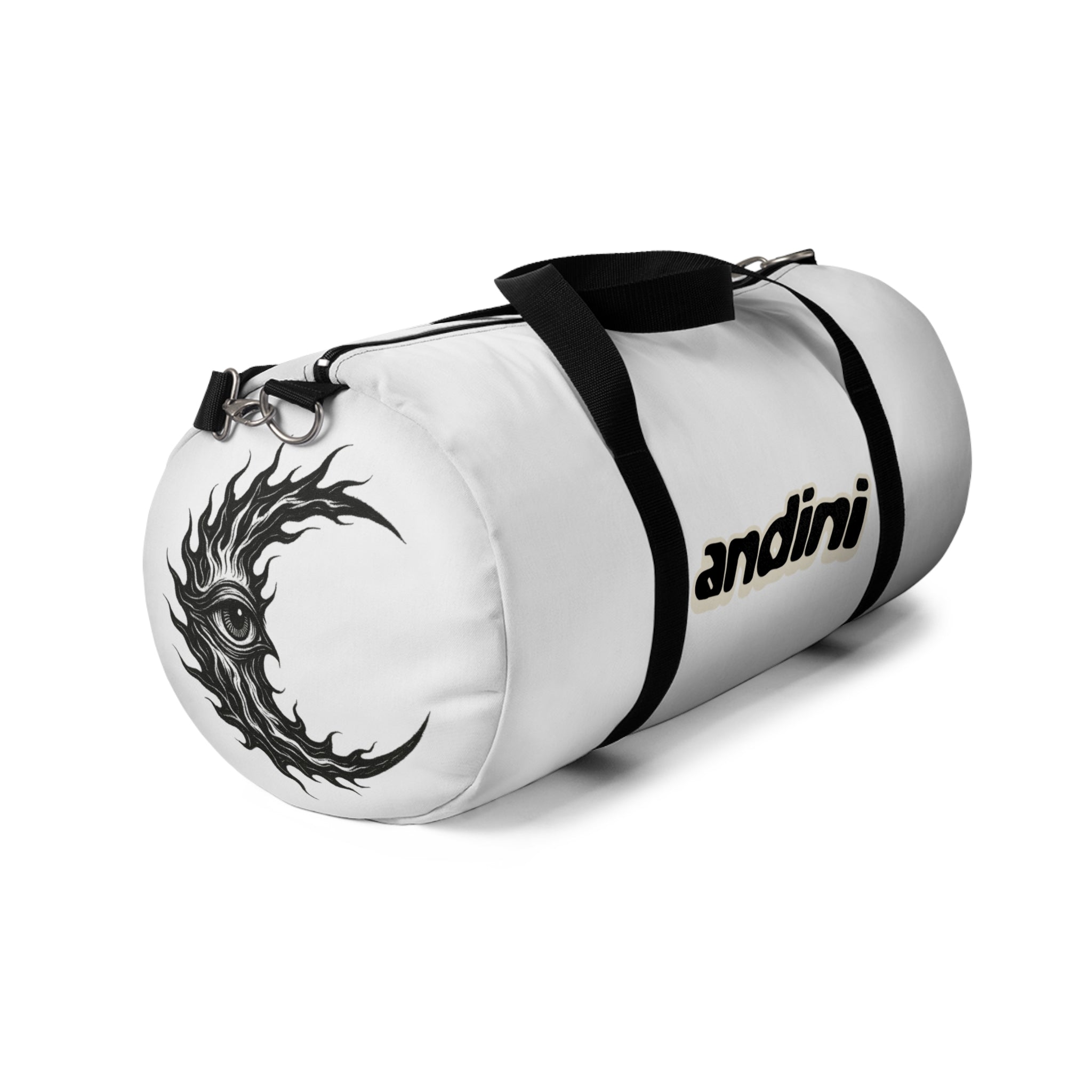 Imperial Gothic Luxury Duffel Bag | Gothic Travel Bag, Regal Black & Gold Design