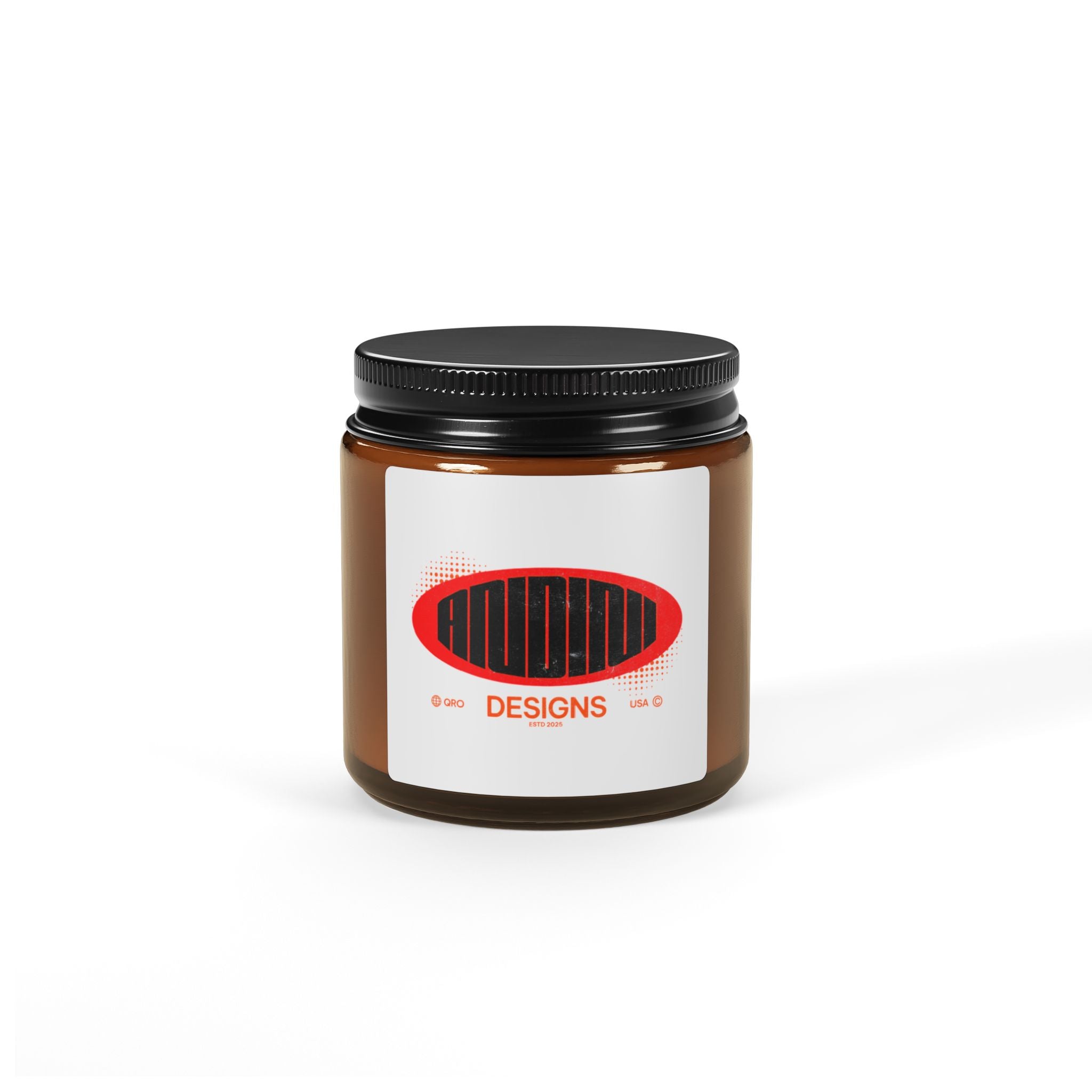 Scented Soy Candle (Multi-Size, Amber Jar)