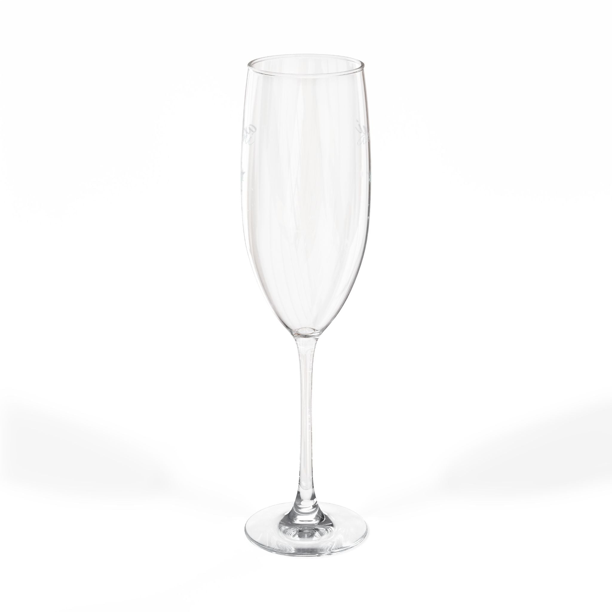 Luxury Gothic Champagne Glass 8oz Engraved