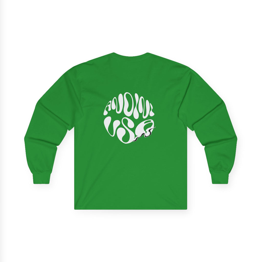 Camiseta unisex de manga larga de algodón ultrafino 