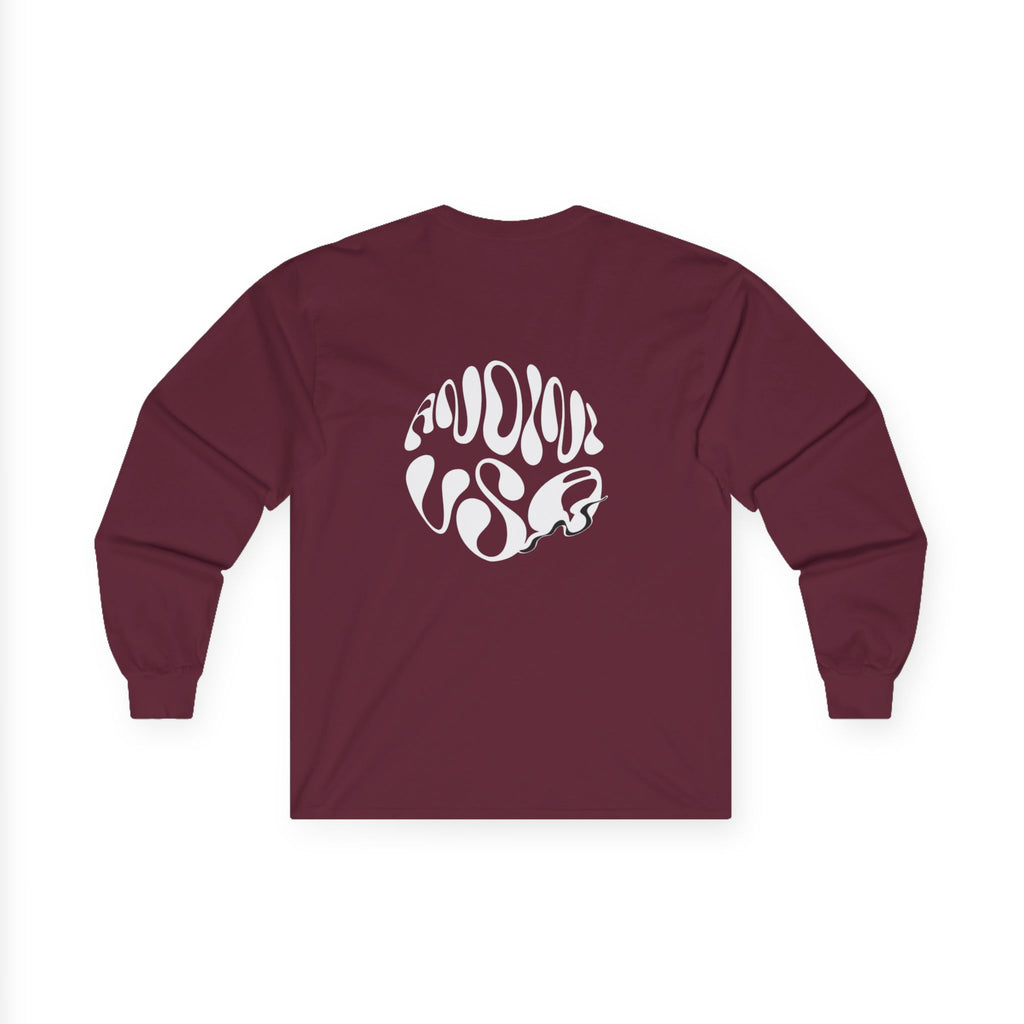 Camiseta unisex de manga larga de algodón ultrafino 