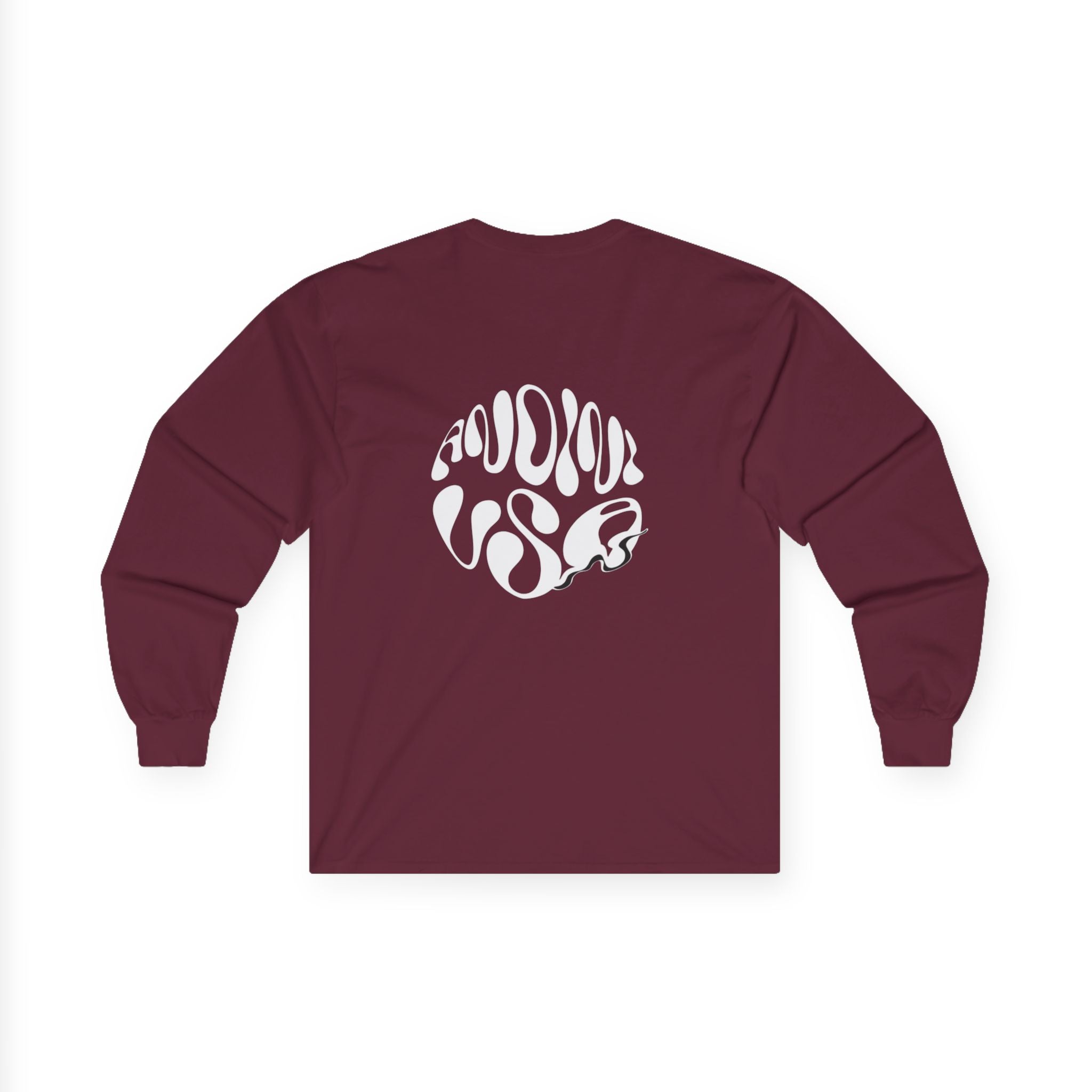 Camiseta unisex de manga larga de algodón ultrafino 