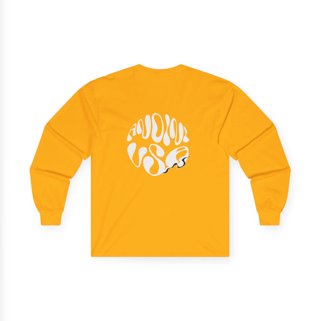 Camiseta unisex de manga larga de algodón ultrafino 