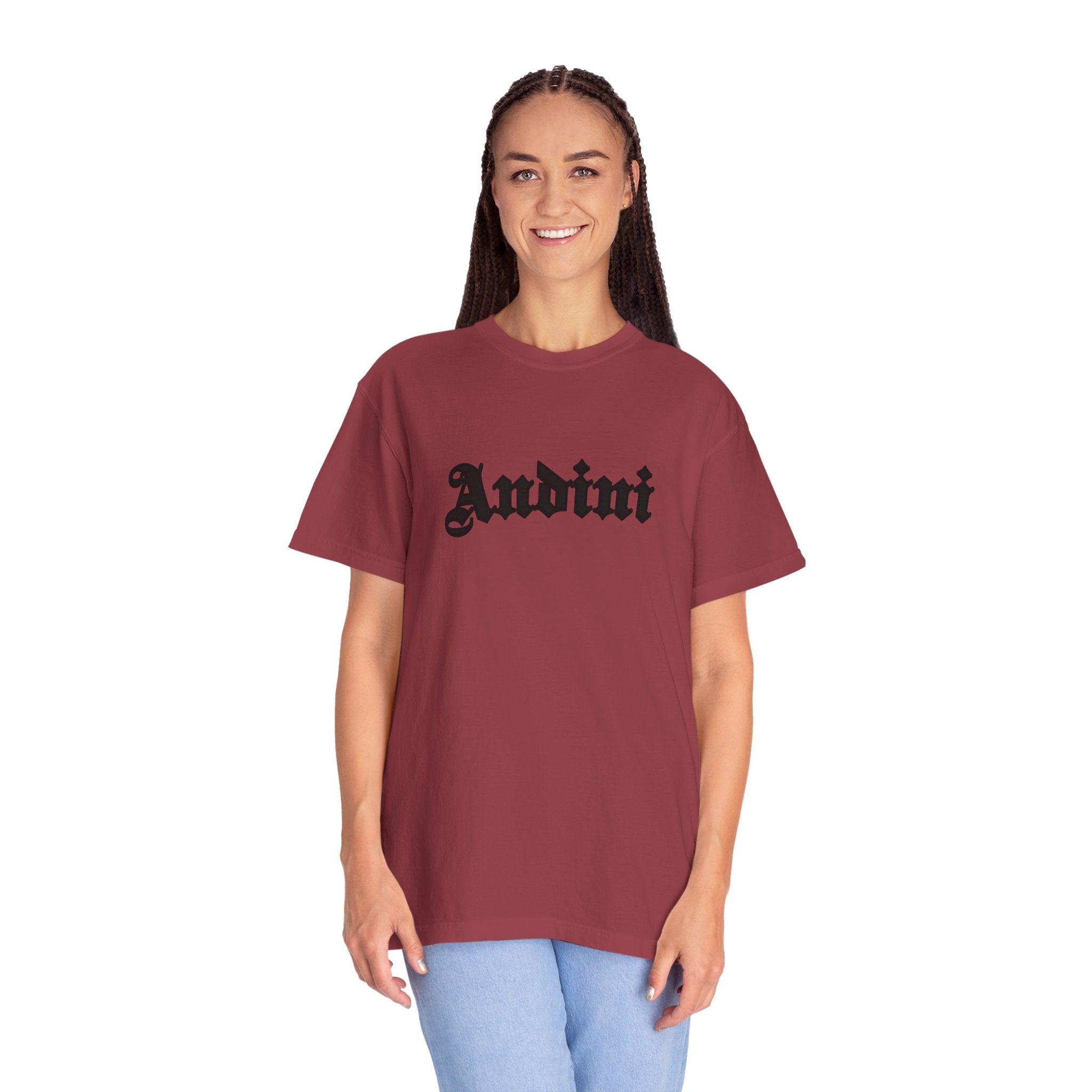 Camiseta unisex teñida en prenda 