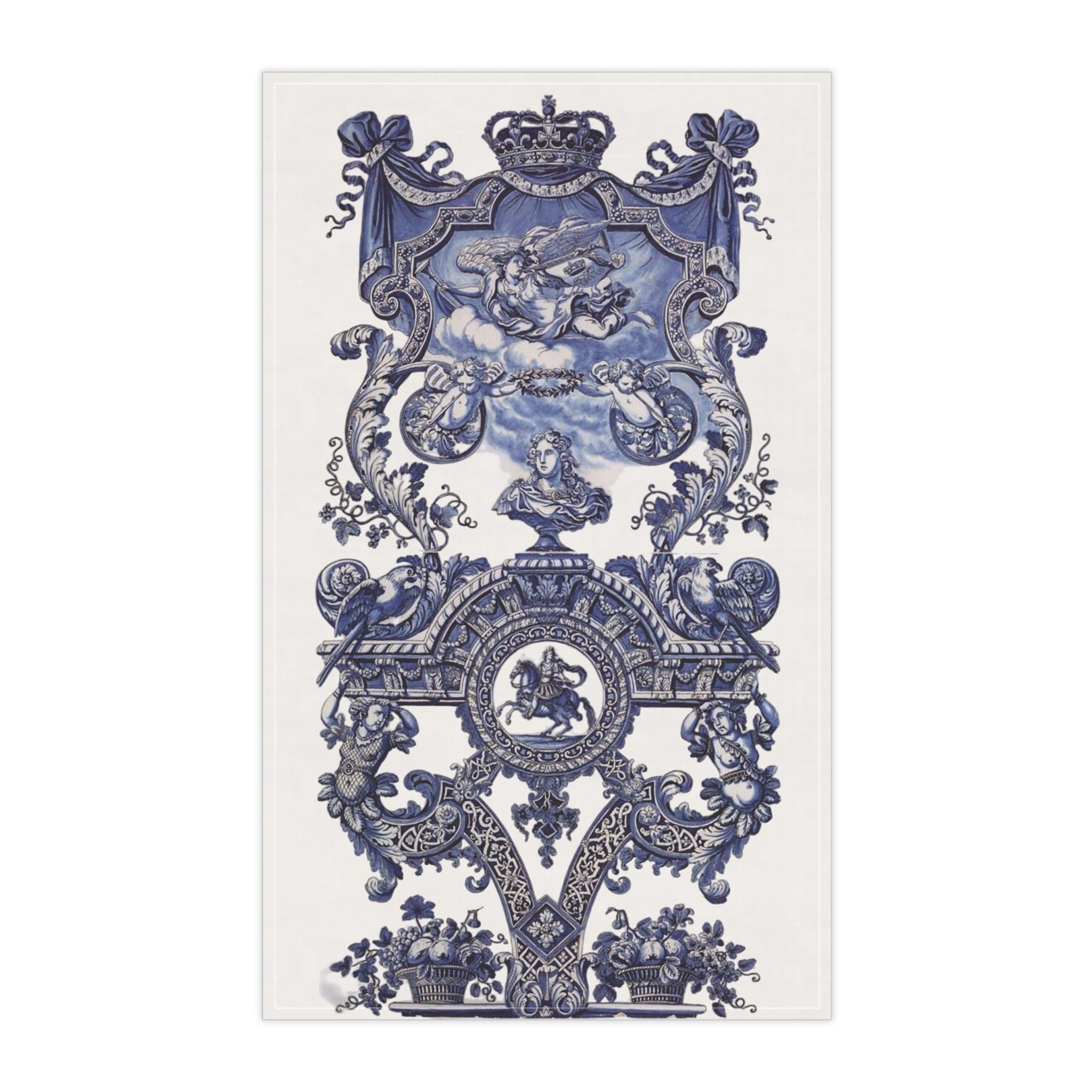 Baroque Luxury Tea Towel | Cotton Poly Decorative Kitchen Towel