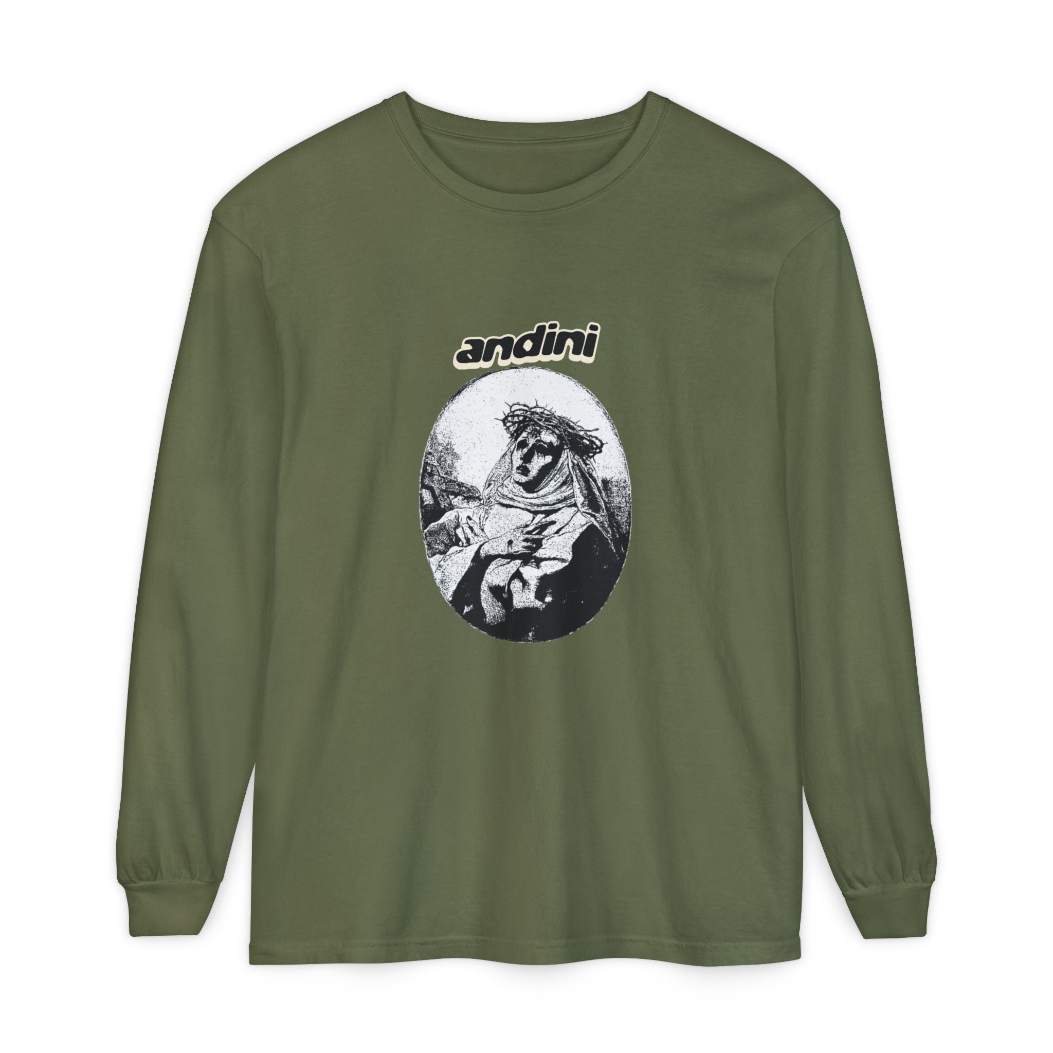 Unisex Garment-dyed Long Sleeve T-Shirt