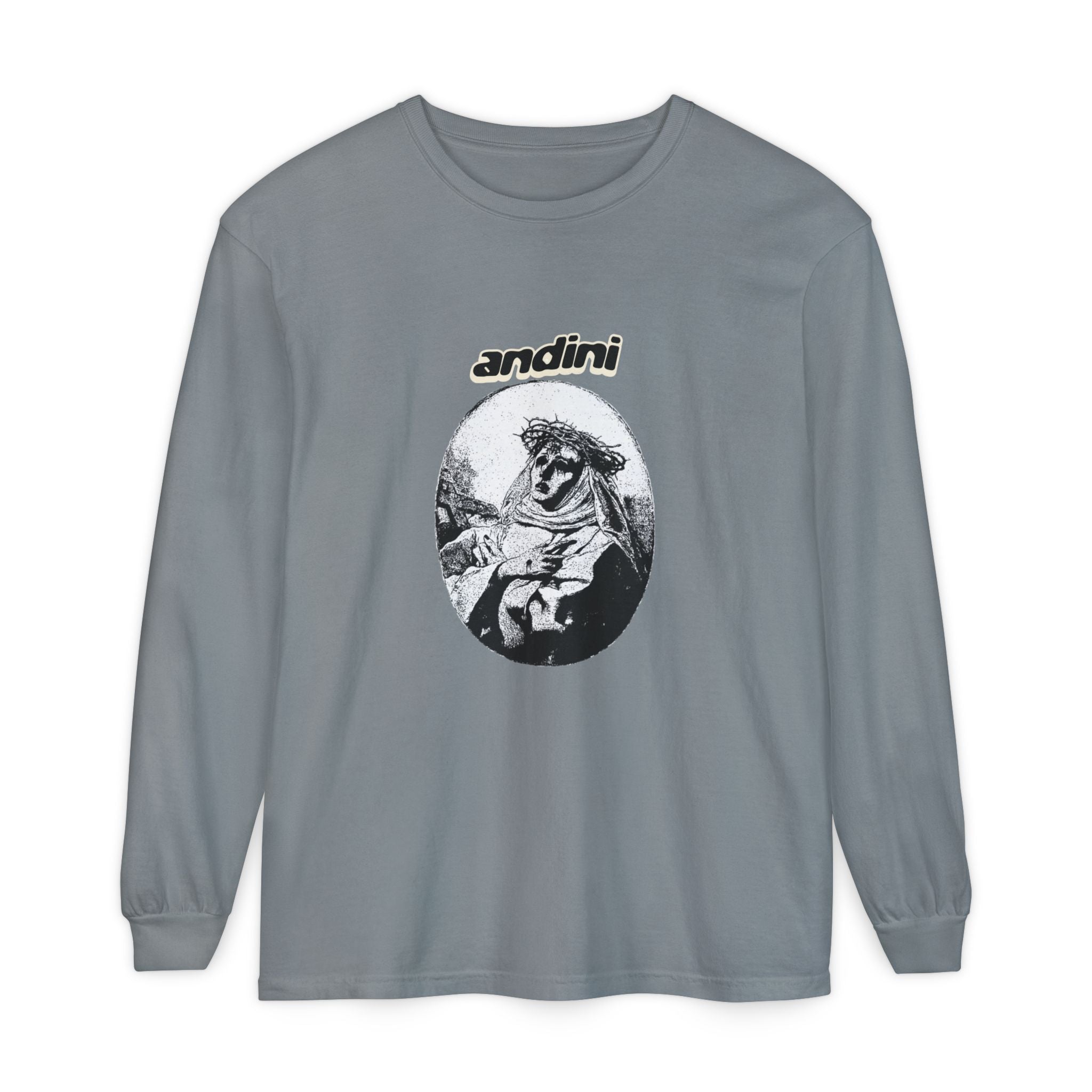 Unisex Garment-dyed Long Sleeve T-Shirt