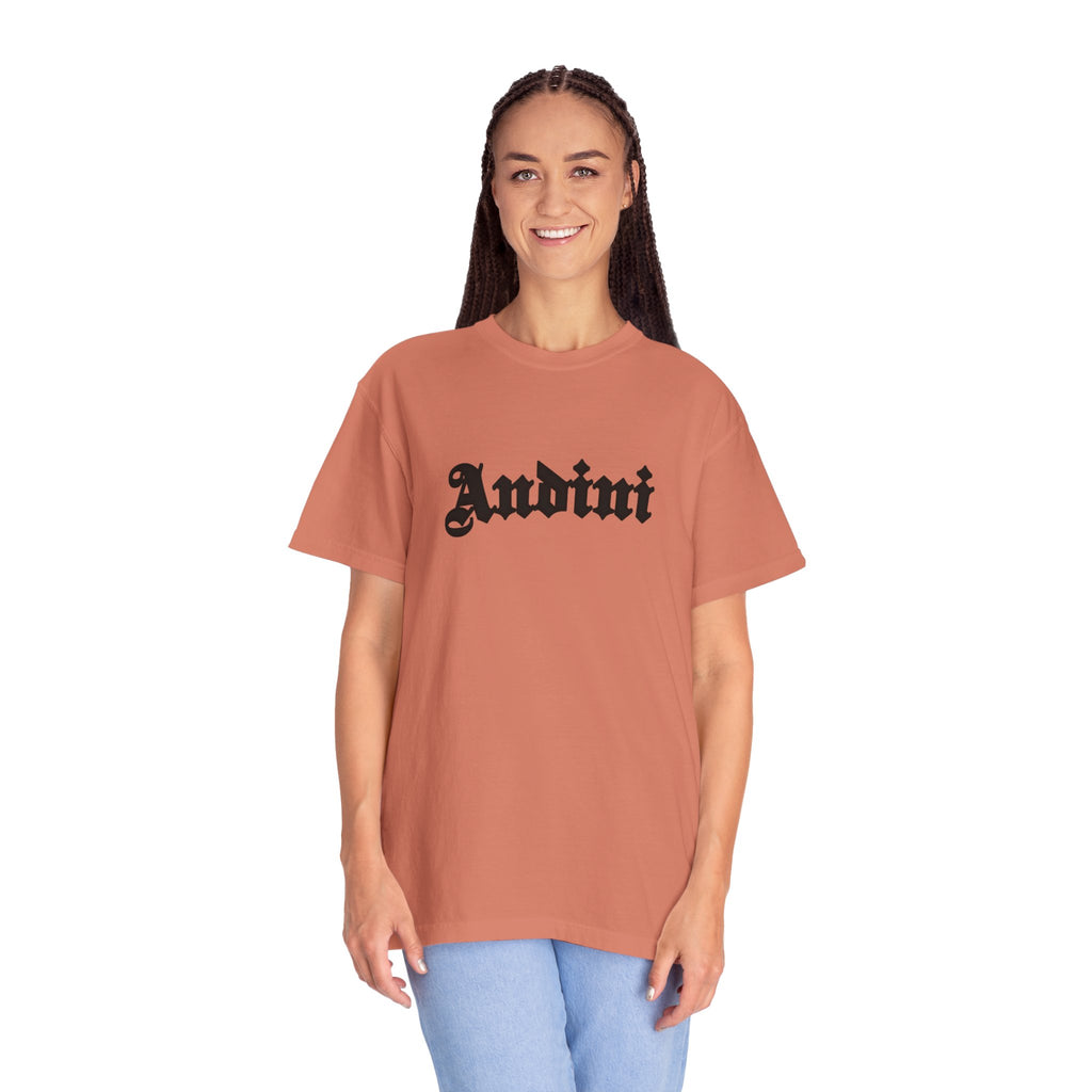 Camiseta unisex teñida en prenda 